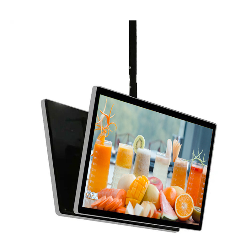 Double Sided 45° Ceiling Mounted Digital Signage