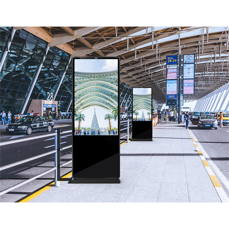 External Signage Control Panel Freestanding Outdoor Digital Signage - Glass-Display